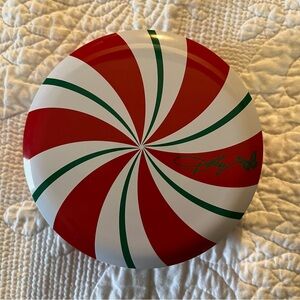 Holly Dolly Parton Red & White Candy Cane Scented Christmas Candle In A Tin New